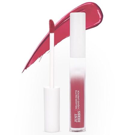 Just Herbs Relaxed Matte Liquid Lipstick Lip colour for Women, Nourishing & Long Lasting Lipsticks 4 ml-Mauve Charm