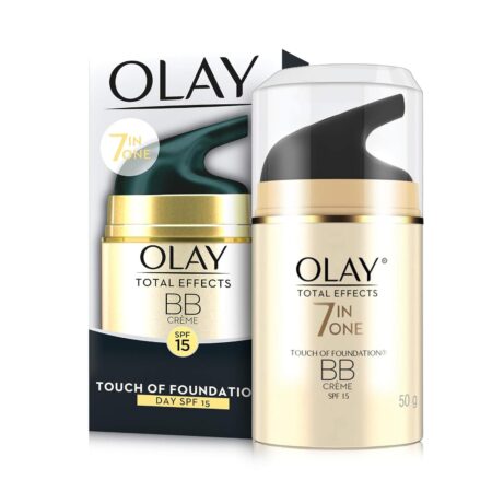 Olay Total Effects BB Cream with SPF 15 | Fights 7 Signs of Ageing | With Niacinamide and Green Tea Extracts | Normal, Oily, Dry, Combination Skin | 50g