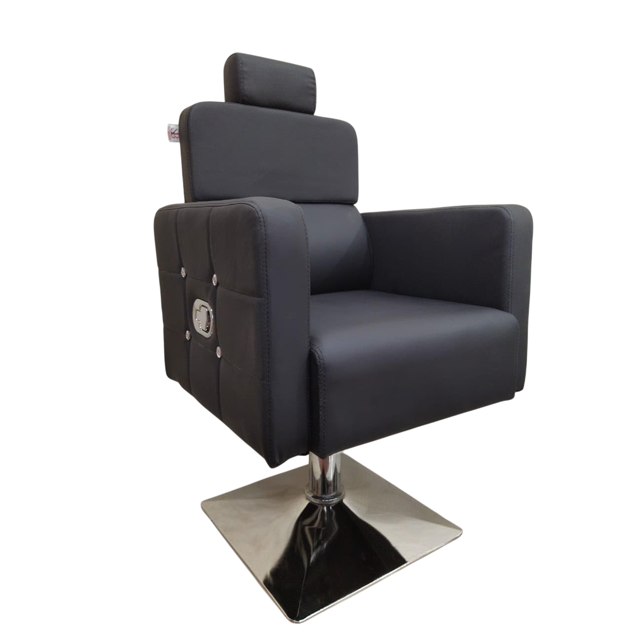 Stainless Steel Sbp Salon Chair Hydraulic Beauty Barber Chair, Black