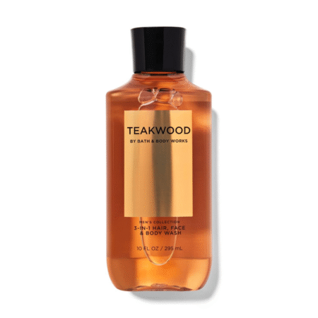 Bath & Body Works Teakwood Men's 3-IN-1 Hair and Body Wash 10 Oz.