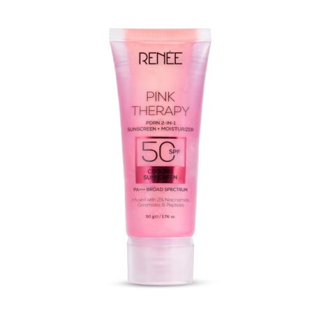 RENEE Pink Therapy PDRN 2-In-1 Sunscreen + Moisturizer SPF 50 PA+++ 50g