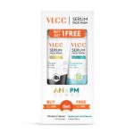VLCC Vitamin C & Charcoal Serum Facewash - 150 ml for Oil Control & Brightening for AM | with Free Hyaluronic Acid & Aloe Vera Serum Facewash - 150 ml to Strengthen Skin Barrier for PM (B1G1) 51QircIwbSL._SL1200_