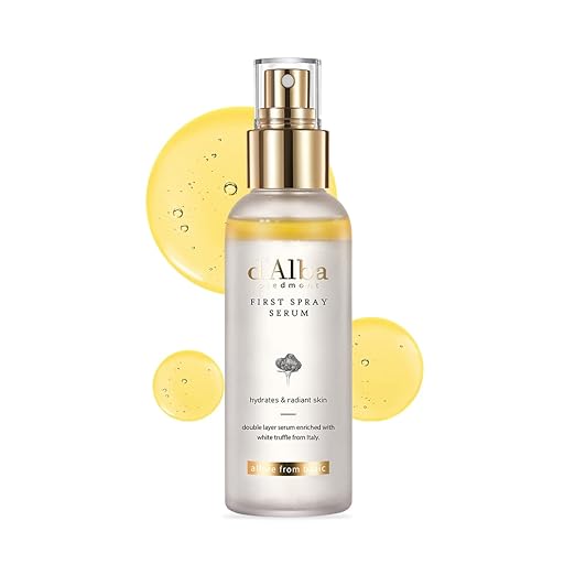 d'alba Piedmont Italian White Truffle First Spray Serum, Vegan Skincare,  Hydrating Facial Mist With White Truffles, Glow Serum For Radiant Skin, All 