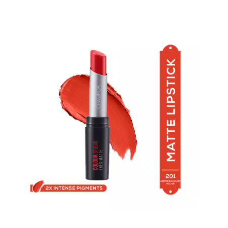 Chambor Tres Matte Lipstick Lasting Bold Pigment with SPF 30 - N 201 Empress Court Rouge