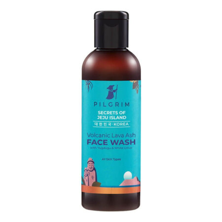 Pilgrim Volcanic Lava Ash Face Wash with Yugdugu & White Lotus
