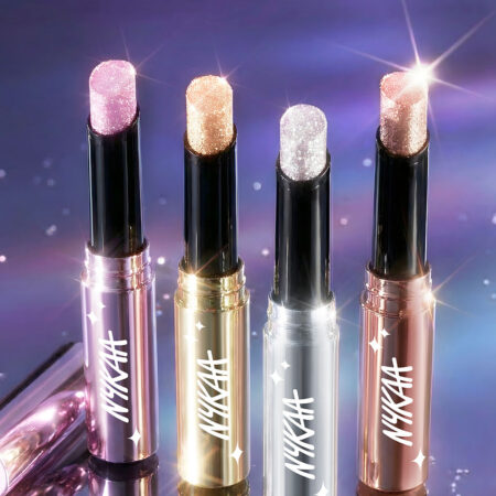 Nykaa Diamond Jelly Cooling Shimmer Eyeshadow Stick - Multi-Use, High Shine Glitter - 3.5