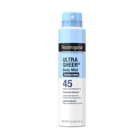 Neutrogena Ultra Sheer® Body Mist Sunscreen Broad Spectrum SPF 45 - 141g