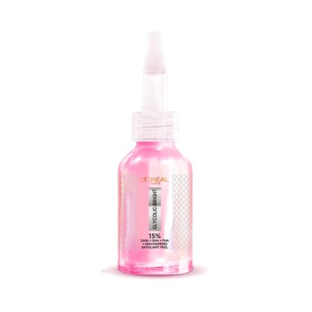 L’Oréal Paris Glycolic-Bright Anti Dark Spot Exfoliant Peel 15% AHA + BHA + PHA + Niacinamide-25ml