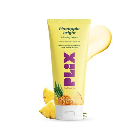 PLIX - THE PLANT FIX Pineapple 5% Niacinamide Bright Polishing Cream For Neck, Knees & Elbows -50g