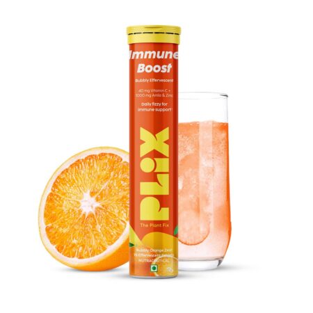 PLIX - THE PLANT FIX Vitamin C Immunity Booster 15 Effervescent Tablets -Pack Of 1