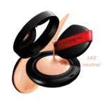 L'Oreal Paris Infallible Cushion Foundation, 24Hr Full Coverage, Glass-skin finish, No Oxidation, Shade 140, 11g Untitled Design (5)