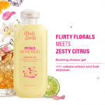 Plum BodyLovin’ Petals On The Rocks Shower Gel, Renewing & Reviving, Citrus Floral Fragrance - 250ml